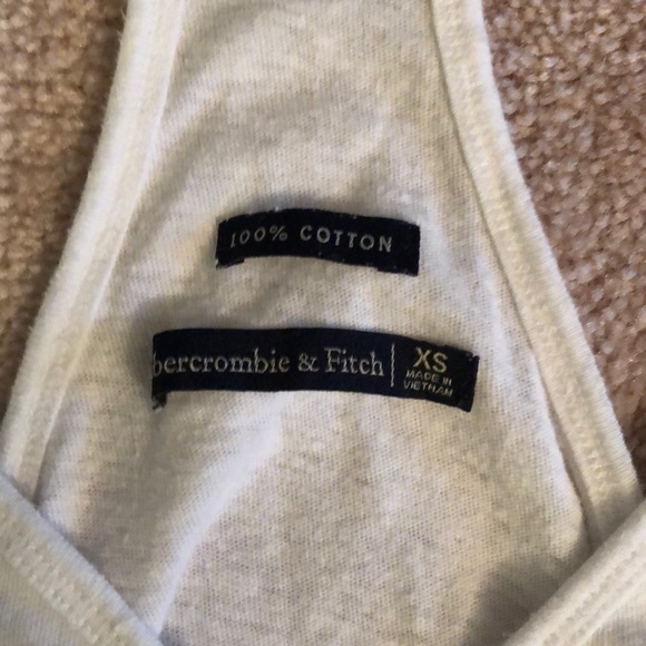 Abercrombie and Fitch White tank top - Picture 2 of 3